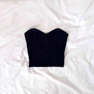 FOREVER 21® WOMEN'S CROPPED RIB-KNIT TUBE TOP.